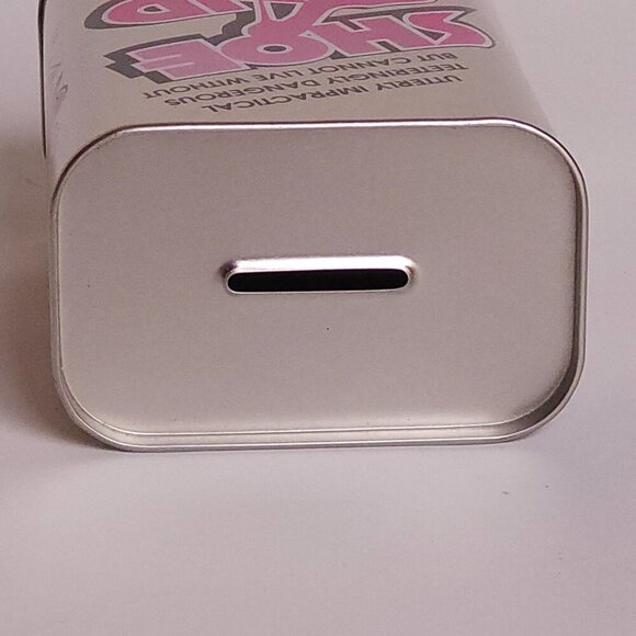 FUNNY SHOE FUND Piggy Bank Y2K Gag Gift - Picture 7 of 9